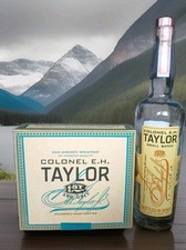 Colonel E.H. Taylor EMPTY Cigar Box & EMPTY Bourbon Bottle picture