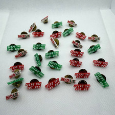 Lot of 33 Vintage 1980s McDonald's McDLT Employee Uniform Lapel Pins picture