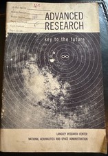 1964 NASA Langley Booklet Signed Military Advanced Research READ CONDITION picture