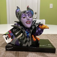Disney Romero Britto Maleficent Diablo Bust , Hand signed by Romero Britto picture