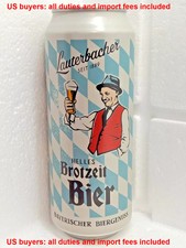 Empty Beer Can BROTZEIT BIER Lauterbacher 500 ml. Germany 2024 Bottom Open picture