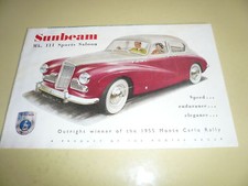 1955 Sunbeam Mk. 111 Sports Saloon - Vintage   picture