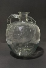 Vintage White House Glass Apple Shaped Cider Vinegar Jug picture