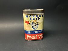 Vintage 1940s Original Monkey Grip No. 3190 Dual Purpose Tire & Tube Repair Kit  picture