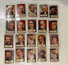 1952 Topps SERIES 2 Look ’N See Lot of 20 Vintage Cards Historical Figures picture