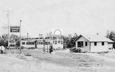 Kelley's Cafe Diner & Gas Station Woodruff Wisconsin WI - Reprint picture