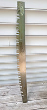 Antique Curtis 5 1/2 ft two man saw MINT never used army surplus SHARP nice rare picture