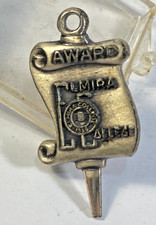 Vintage Sterling Silver Elmira College 1855 Award Pin picture