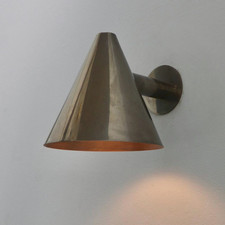 Modern Brass Mid Century Minimalistic Sconce Wall Light Perfect for Any Space. picture