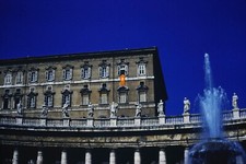 Vintage 35mm Photo Slide Papal Apartments Window Pope Paul VI 6 Vatican 1960s picture