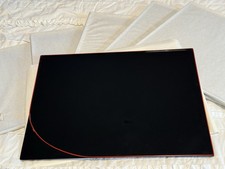 Vintage Japanese Urushi Kaiseki Lacquer Trays in Signed Box – Unused Gift Set picture