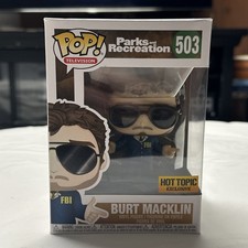 Parks and Recreation Funko Pop Burt Macklin FBI Hot Topic Exclusive  picture
