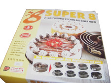 Vintage Springform Pans and Cake Molds Zenker Super 8 Original Box Germany picture