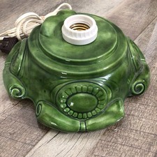Vintage Atlantic Mold Ceramic Christmas Tree Base ONLY with Cord picture