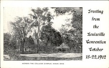 Hiram Ohio OH College Campus c1910s Vintage Postcard picture