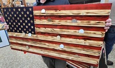 American Flag Challenge Coin Holder large 36