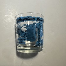 Vintage Yellowstone National Park Souvenir Tumbler Lowball Glass picture