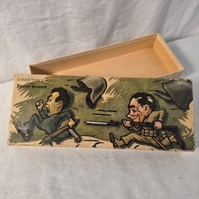 Vintage 1942 WWII Interwoven Socks Box MacArthur Propaganda Military War Art picture
