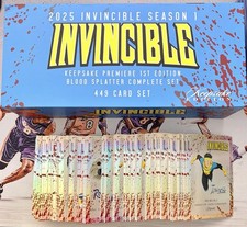 SDCC Invincible Keepsake Blood Splatter Complete Set 449 Card limited to /500 picture