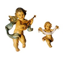VINTAGE Depose Italy Cherub Figurines Set Angel Putti  4.5