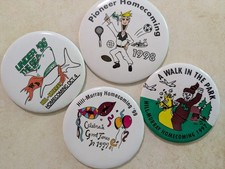 Vintage Hill-Murray School Homecoming Maplewood Minnesota Pinback Buttons picture