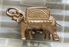 1920s vintage mechanical cast iron elephant cigarette dispenser picture