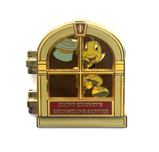 Disney Disneyland DCA Jiminy Cricket's Counseling Service Hinged LE 1000 Pin picture