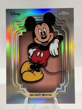 Mickey Mouse 2024 Topps Chrome Disney True Refractor Silver Base Set Card #1 picture