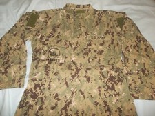 NSW Navy SEAL Uniform Shirt Blouse Jacket Coat USA Made AOR2 Sea Bees CB SOF AOR picture