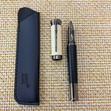 Montblanc Writers Edition Stevenson Black Stripe Rollerball Pen With Box picture