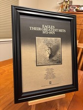 BIG 10x13 FRAMED ORIGINAL EAGLES 