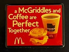 McDonald's A McGriddles and Coffee are Perfect Together Lapel Hat Pin picture