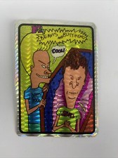 RARE Vintage Beavis and Butthead Cool Coffin Prism Vending Machine Sticker NOS picture