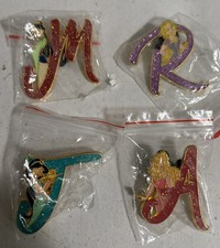 Disney  PRINCESS Mulan Jasmine   Aurora Rapunzel  Letters picture