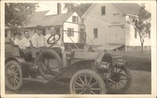 Kennebunk Maine ME Automobile Family c1910s Real Photo Vintage Postcard #1 bhn picture