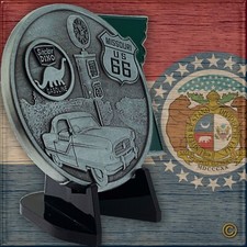 RT 66 Missouri Challenge Coin picture