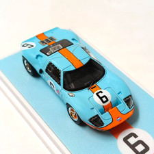 1:64 GT40 MK1 #6 Le Mans Diecast Model Car Classic Muscle Race 1960s picture