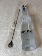 Belvedere Vodka Bar Spoon Polished Stainless Steel Cocktail Mixing Luxury New picture