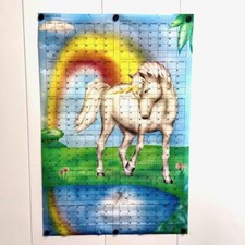 Vintage 1984-1985 Rainbow Unicorn Calendar For the Win picture