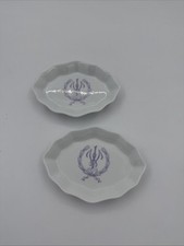 Colonial Williamsburg Vintage Scalloped Trinket Dishes Set Of 2 picture