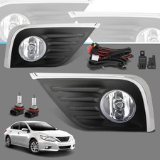 For 2016-2018 Nissan Altima 4Dr Front Bumper Fog Lights Lamps Assembly L+R picture