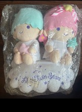 RARE New Sanrio Little Twin Stars Dream Kiki Lala Plush 20’ Stuffed Toy Large picture