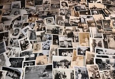 Antique Vintage B&W Sepia Random Snapshot Found Photograph Lot 20+ Variety picture
