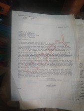 Part 3 1942 ww2 American Chicle Co Letterhead Document - Corporate Ration Price picture