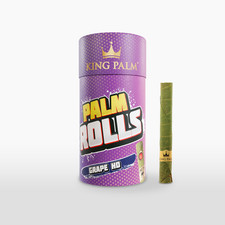King Palm | Mini Size | Grape | Organic Prerolled Palm Leafs | 20 Rolls picture