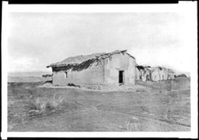 Exterior view of the chapel at Mission Soledad California Old Photo picture