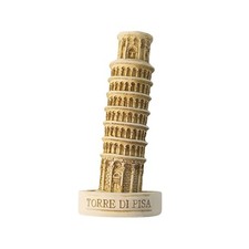 Italy Torre di Pisa Landmark Model Figurine Home Resin Souvenir Table Ornament picture