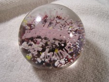 Antique Feb. 18, 1898 Remember The Maine Millville Frit Glass Paperweight picture