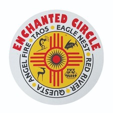 Enchanted Circle Taos Eagle Nest Red River New Mexico Sticker Decal picture