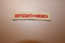 Uniform Program Strip Tan Boy Scouts of America BSA Patch picture